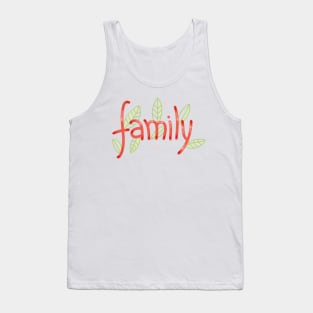 Family - Digitally Handwritten Graphics GC-095 Tank Top